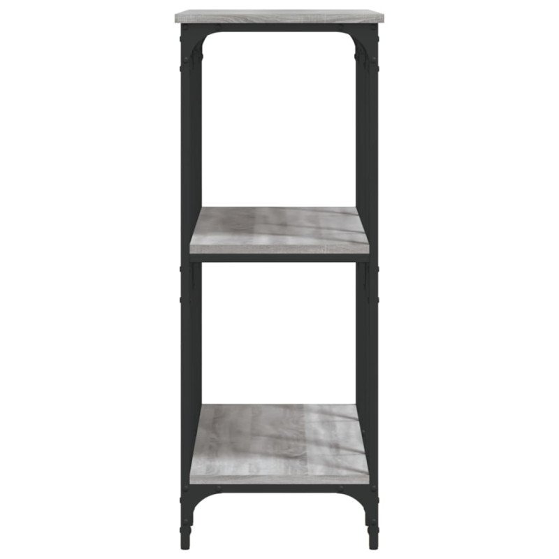 vidaXL Konzolový stolík sivý sonoma 102x35x90 cm kompozitné drevo