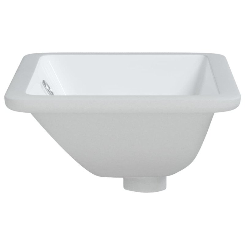 vidaXL Kúpeľňové umývadlo biele 47,5x35x19,5 cm obdĺžnikové keramické