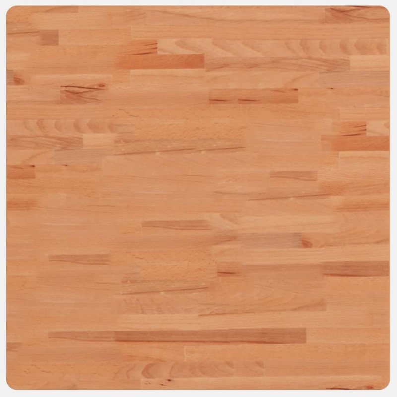 vidaXL Stolová doska 70x70x2,5 cm štvorcová masívny buk