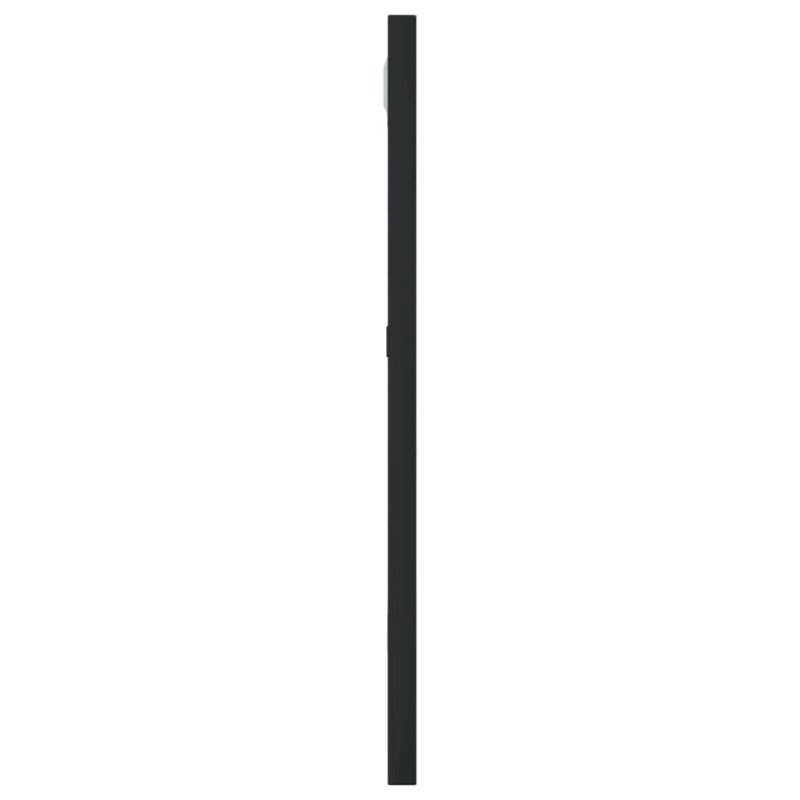vidaXL Nástenné zrkadlo čierne 30x40 cm obdĺžnikové železné