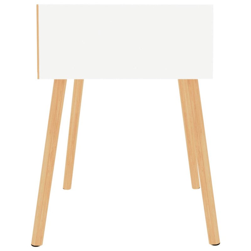 vidaXL Nočné stolíky 2 ks biely 40x40x56 cm drevotrieska