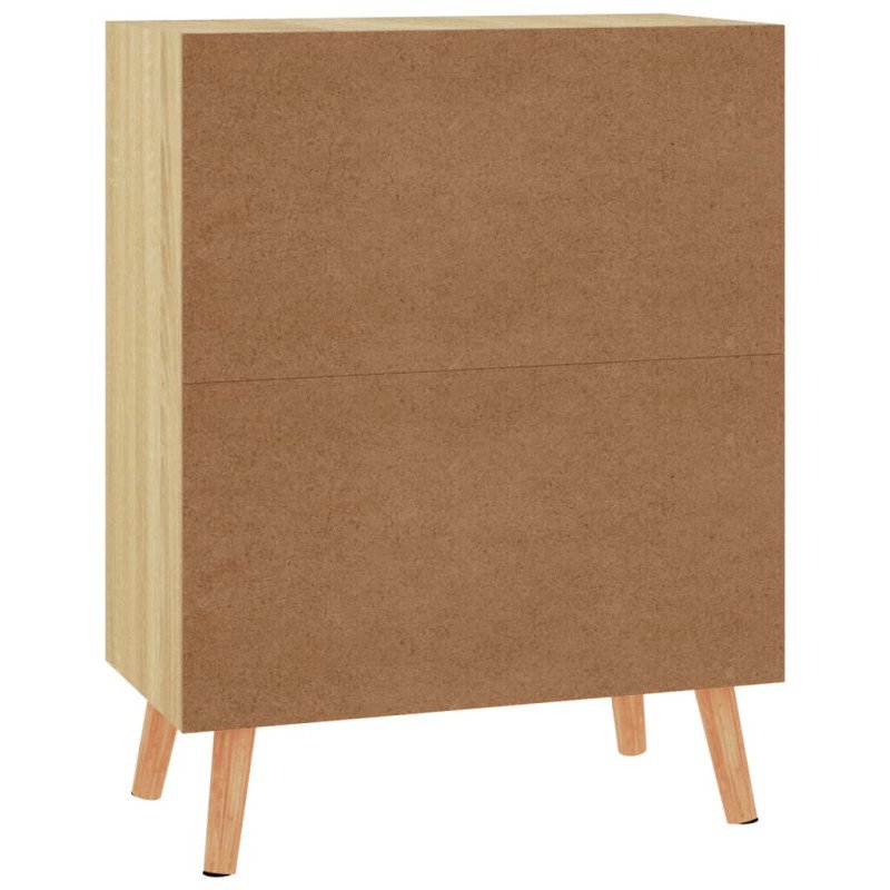 vidaXL Komoda, dub sonoma 60x30x72 cm, kompozitné drevo