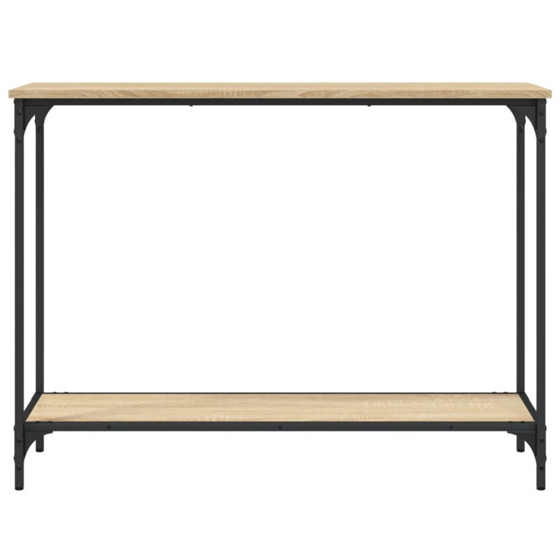 vidaXL Konzolový stolík dub sonoma 101x30,5x75 cm kompozitné drevo