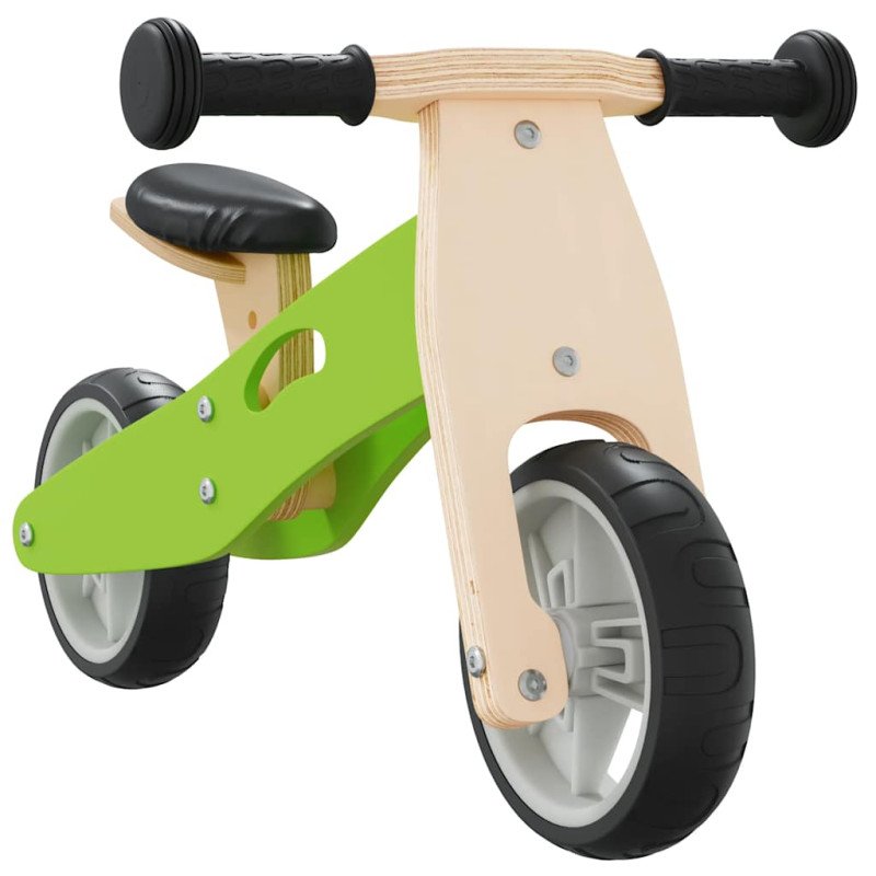 vidaXL Balančný bicykel pre deti 2 v 1 zelený
