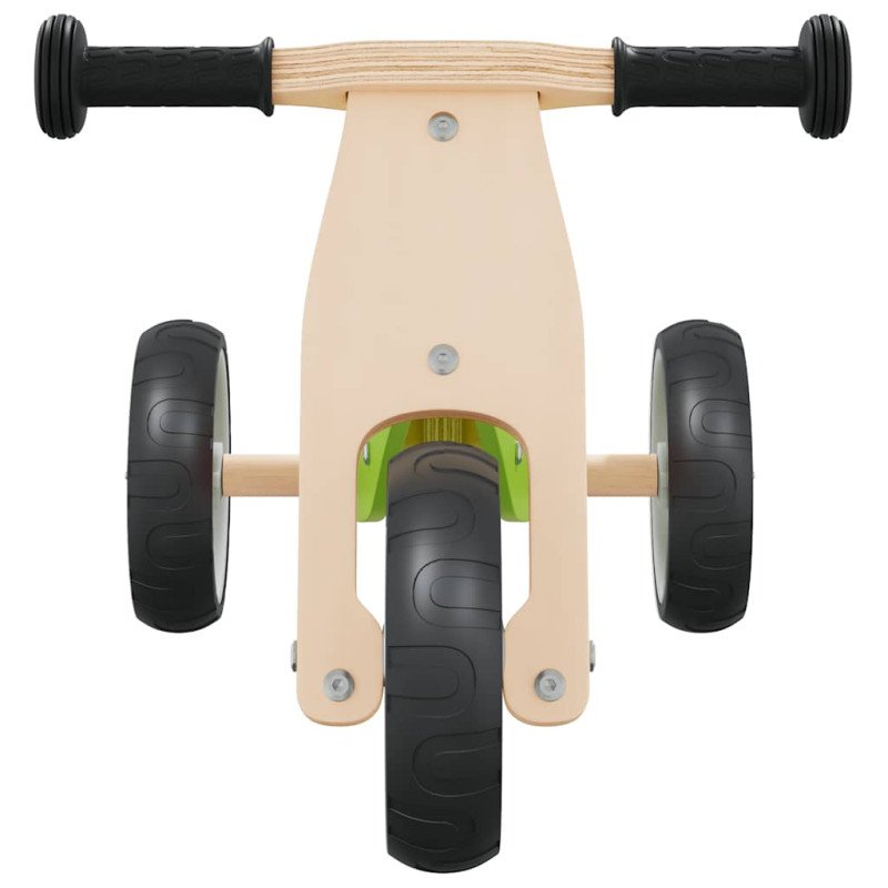 vidaXL Balančný bicykel pre deti 2 v 1 zelený