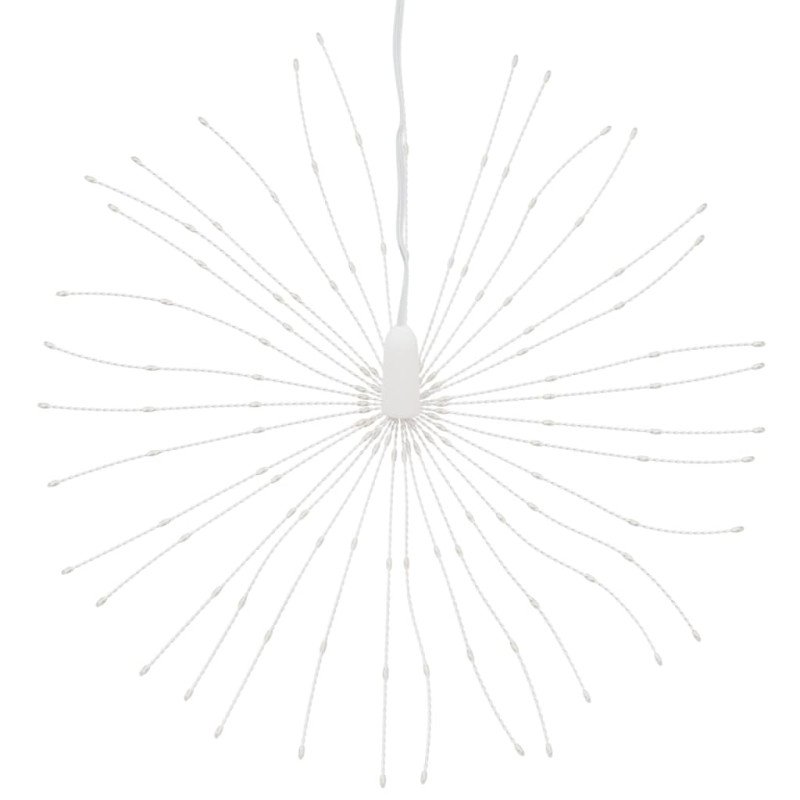 vidaXL Vianočná svietiaca hviezda 140 LED 4 ks viacfarebné 17 cm