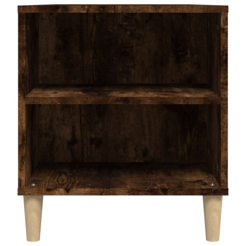 vidaXL TV skrinka dymový dub 102x44,5x50 cm spracované drevo