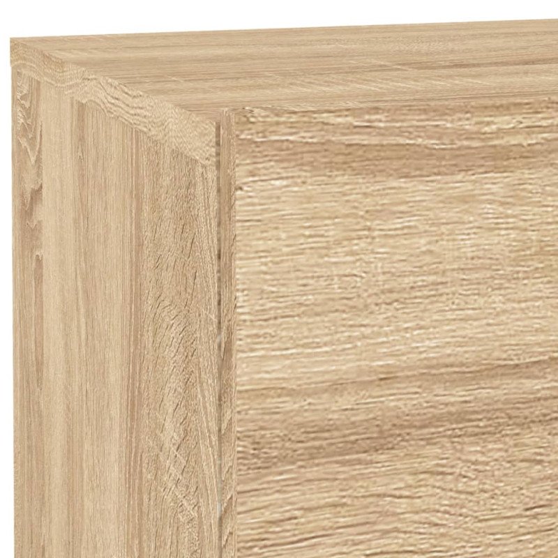 vidaXL Nočný stolík s LED svetlami dub sonoma 70x36x40,5 cm