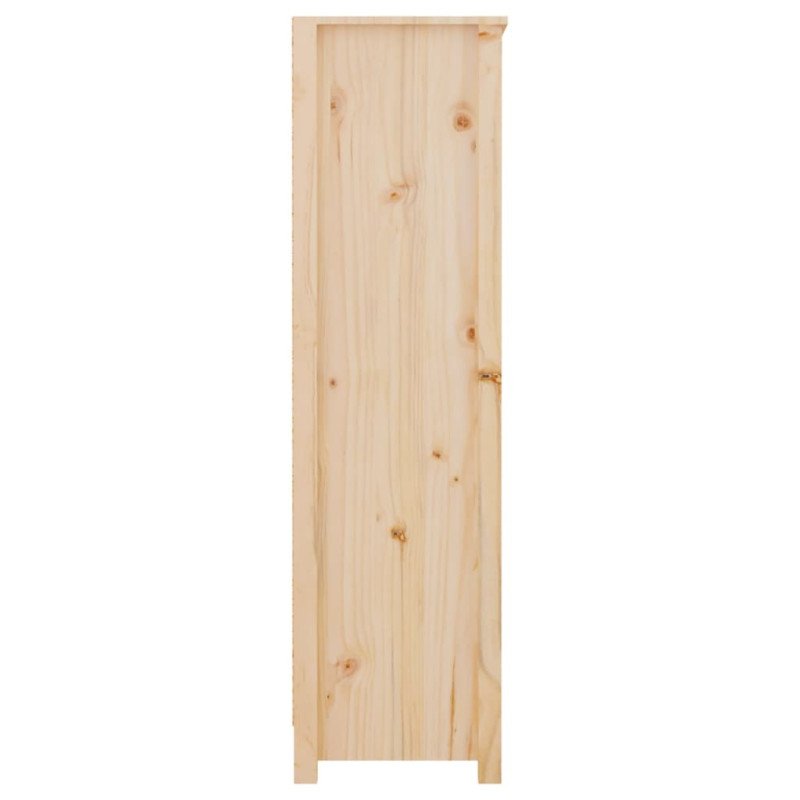 VidaXL Knižnica 80x35x126 cm masívna borovica