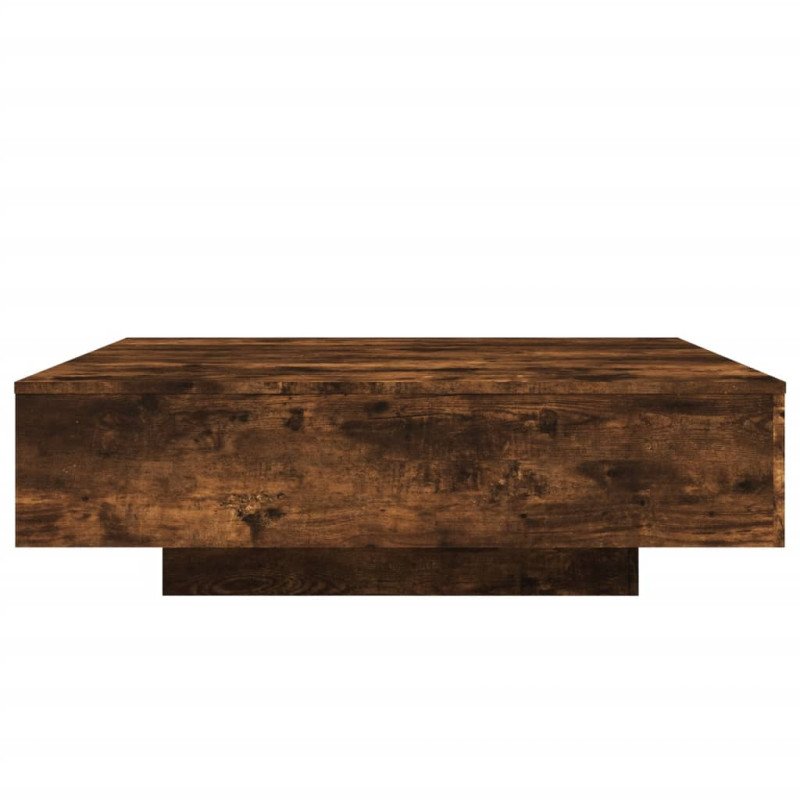 vidaXL Konferenčný stolík dymový dub 100x100x31 cm kompozitné drevo