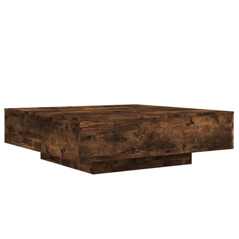 vidaXL Konferenčný stolík dymový dub 100x100x31 cm kompozitné drevo