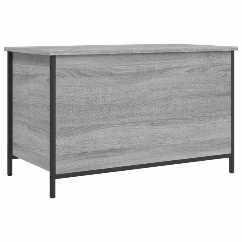vidaXL Úložná lavička sivá sonoma 80x42,5x50 cm kompozitné drevo