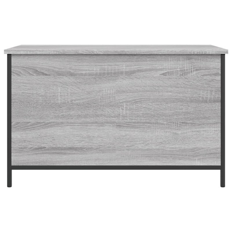 vidaXL Úložná lavička sivá sonoma 80x42,5x50 cm kompozitné drevo
