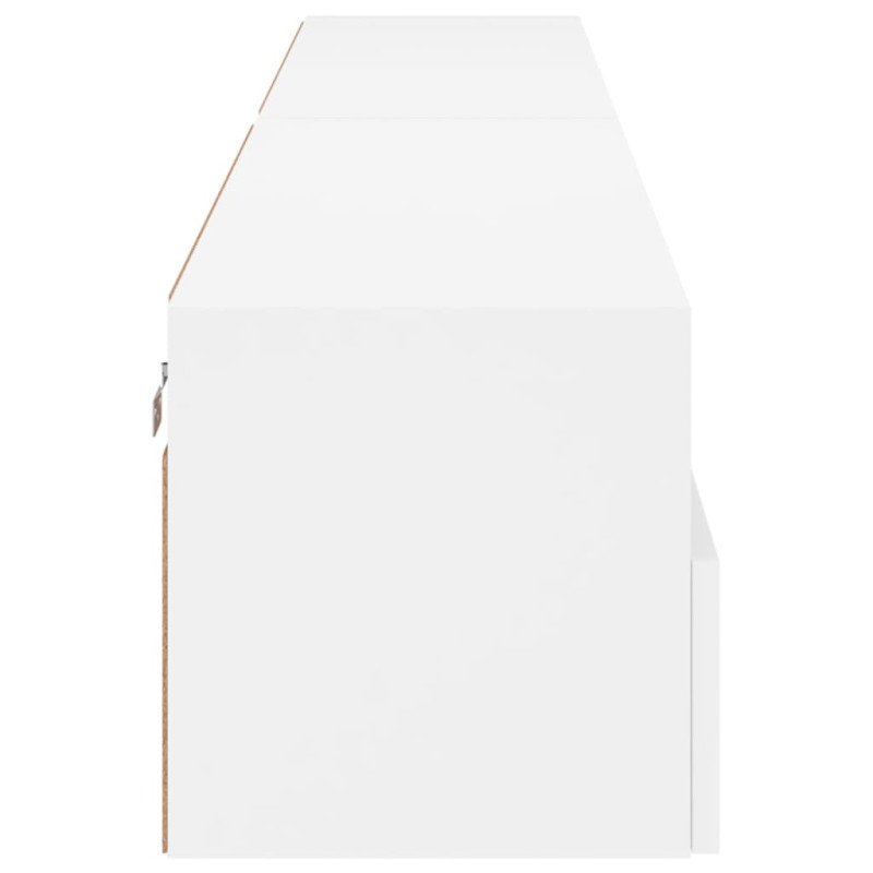 vidaXL TV nástenné skrinky 2 ks biele 100x30x30 cm kompozitné drevo
