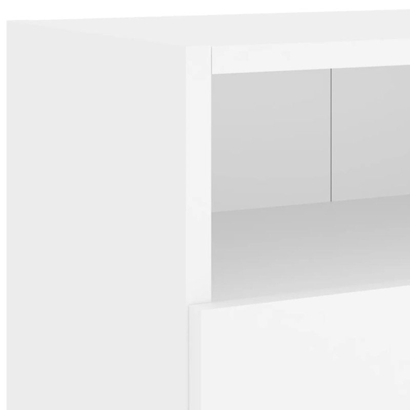 vidaXL TV nástenné skrinky 2 ks biele 100x30x30 cm kompozitné drevo