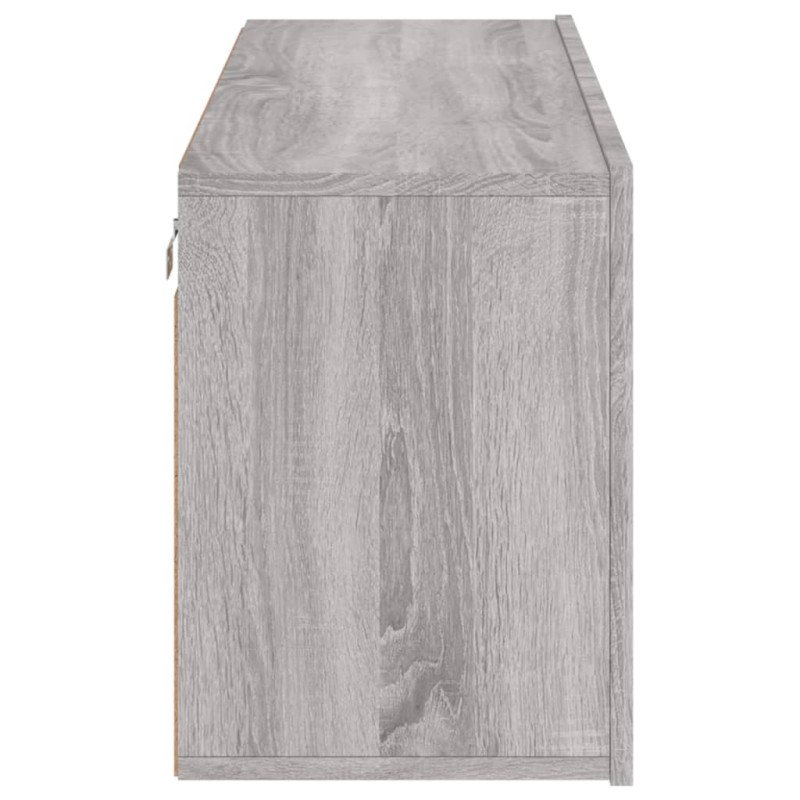 vidaXL TV skrinka nástenná sivá sonoma 100x30x41 cm