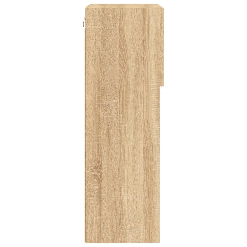 vidaXL TV skrinka s LED svetlami dub sonoma 40,5x30x90 cm