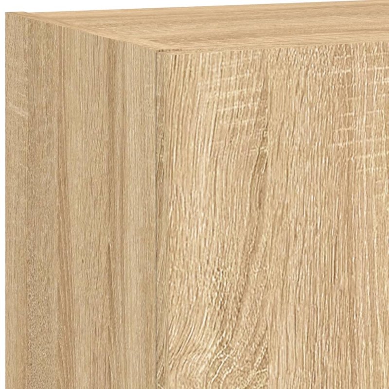 vidaXL TV skrinka s LED svetlami dub sonoma 40,5x30x90 cm