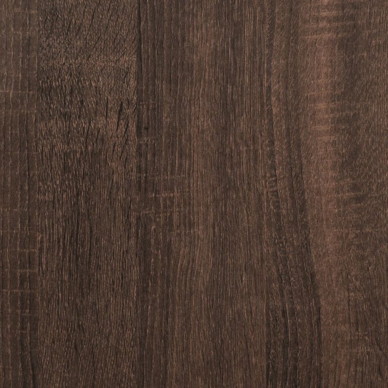 vidaXL Lavička na topánky hnedý dub 70x38,5x49 cm kompozitné drevo