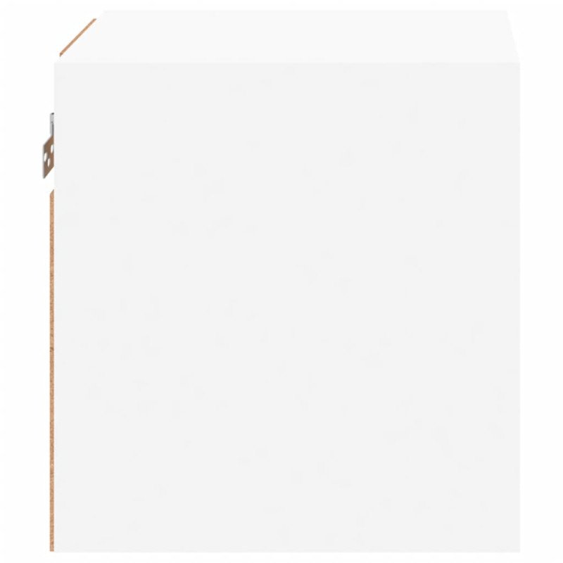 vidaXL TV skrinka s LED svetlami biela 30x28,5x30 cm