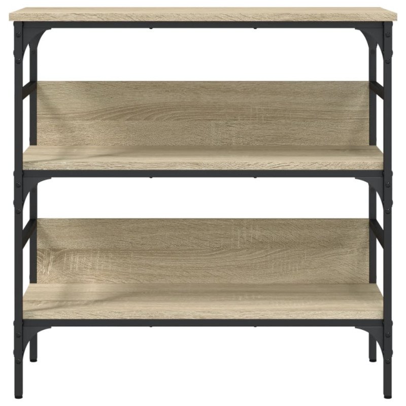 vidaXL Konzolový stolík dub sonoma 75x32x75 cm kompozitné drevo