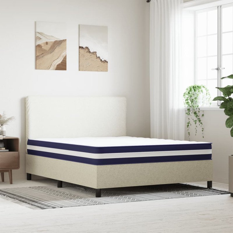 vidaXL Taštičkový pružinový matrac stredne tvrdý 160x200 cm Super King