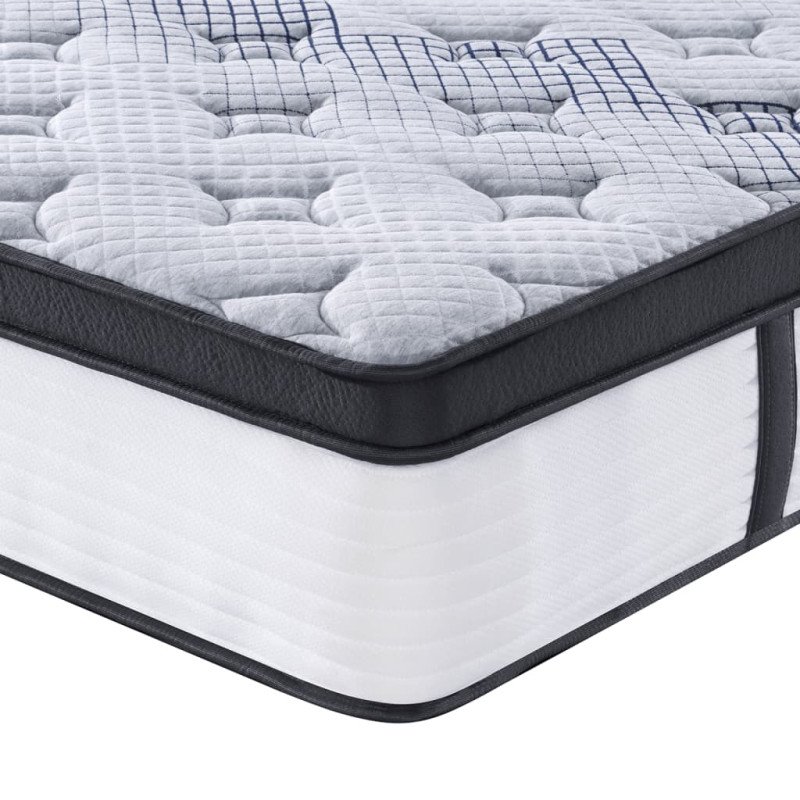 vidaXL Taštičkový pružinový matrac stredný plus 90x200 cm