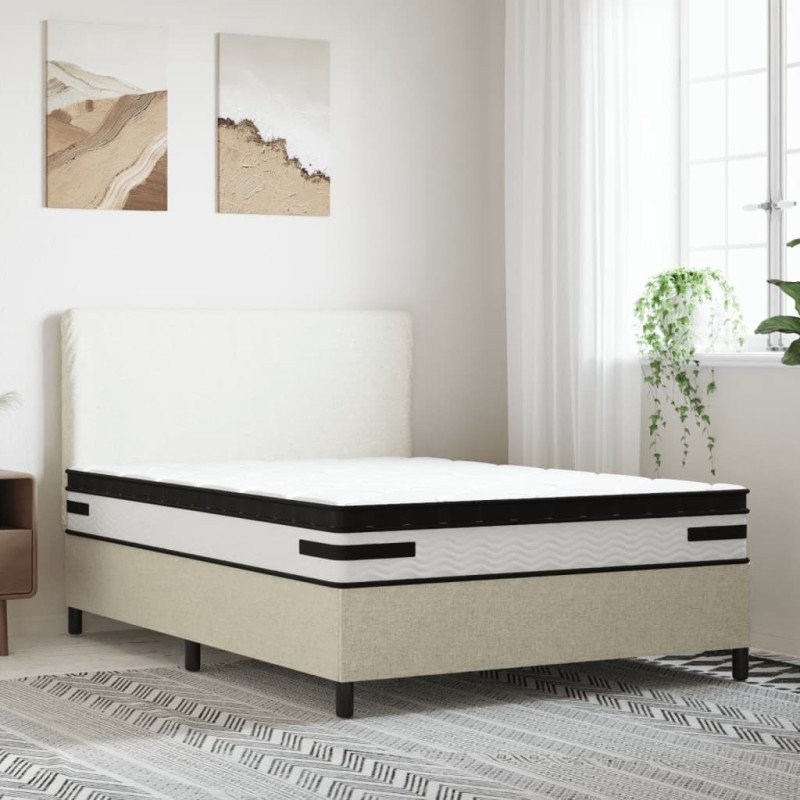 vidaXL Taštičkový pružinový matrac stredne tvrdý plus 140x200 cm