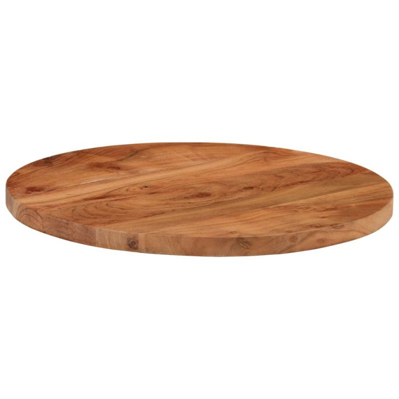 vidaXL Stolová doska Ø40x2,5 cm okrúhla akáciový masív