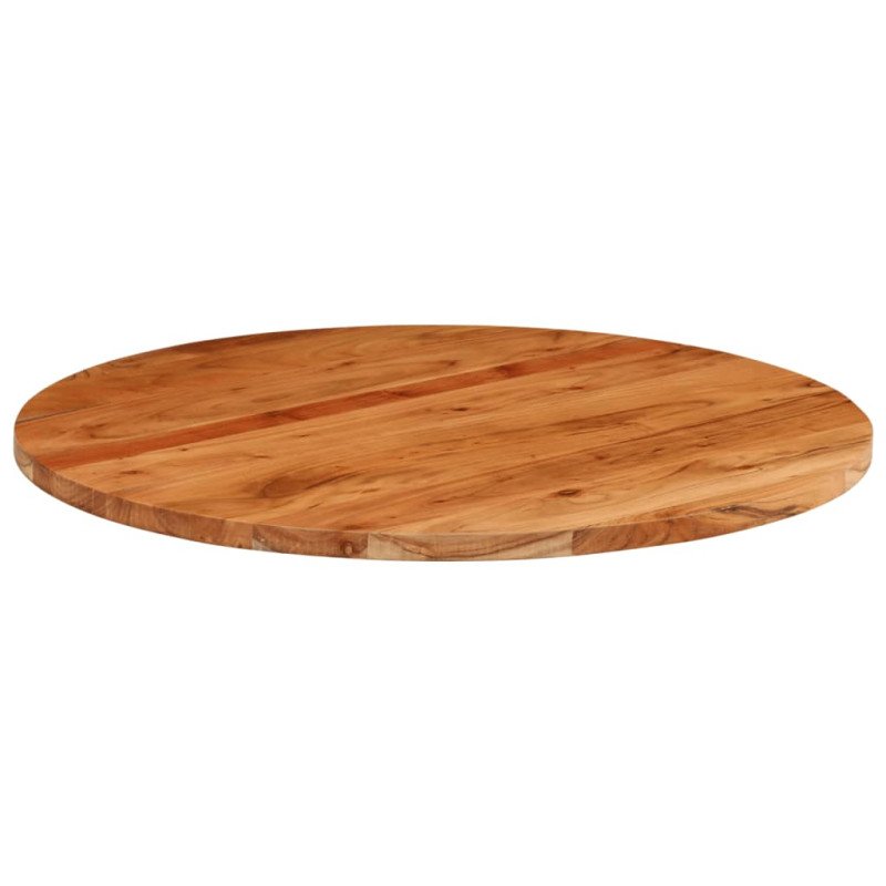 vidaXL Stolová doska Ø70x2,5 cm okrúhla akáciový masív