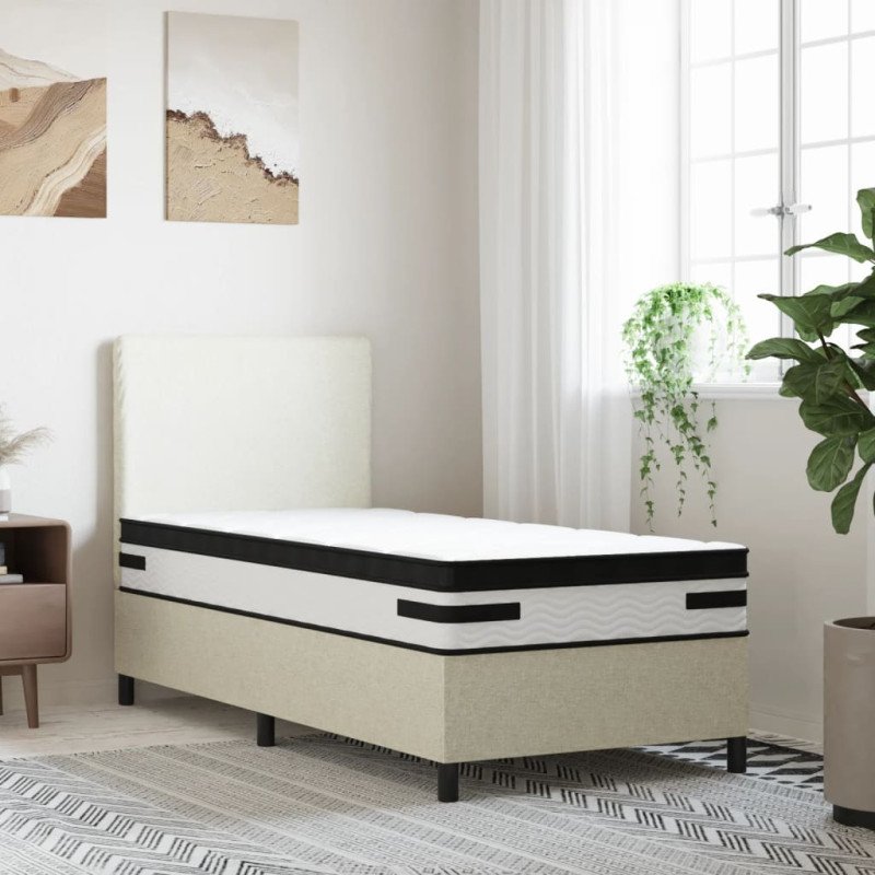 vidaXL Taštičkový pružinový matrac stredný plus 90x220 cm