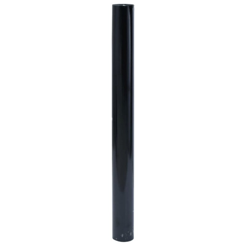 vidaXL Okenná fólia statická matná čierna 90x2000 cm PVC
