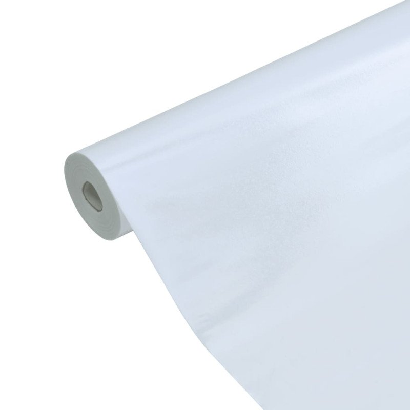 vidaXL Okenná fólia statická matná transparentná biela 90x2000 cm PVC