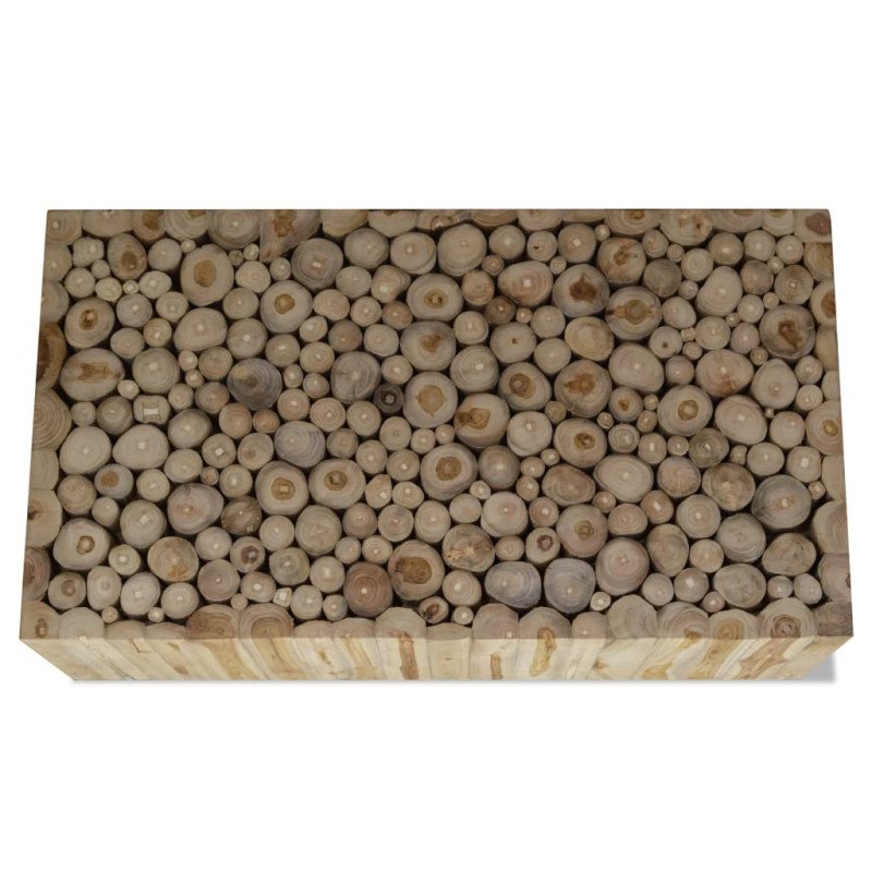 vidaXL Konferenčný stolík, pravé tíkové drevo 90x50x30 cm