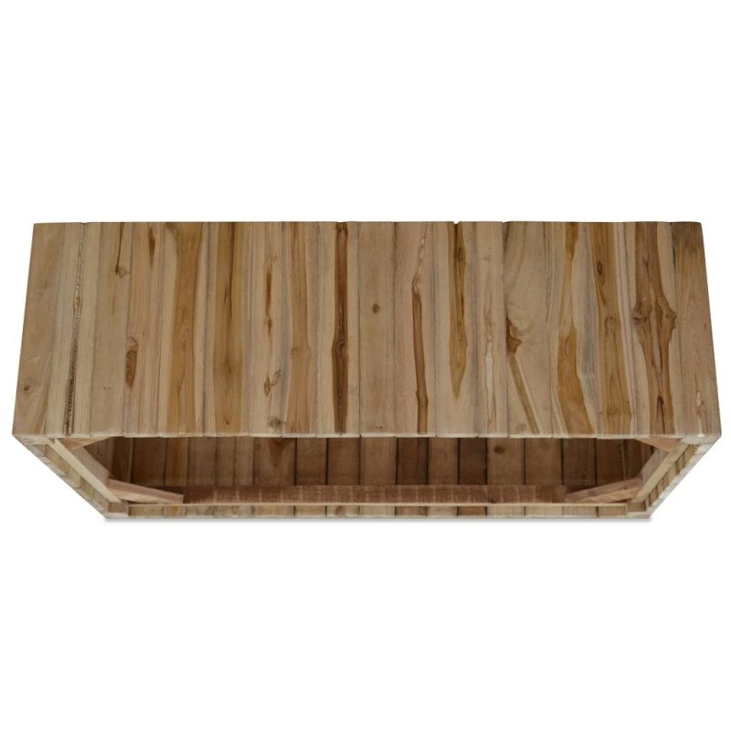 vidaXL Konferenčný stolík, pravé tíkové drevo 90x50x30 cm