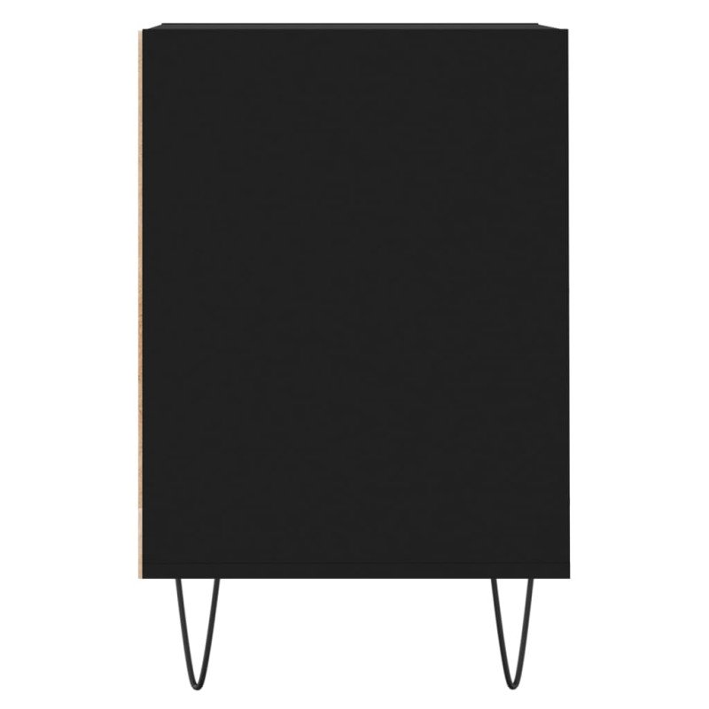 vidaXL TV skrinka čierna 100x35x55 cm spracované drevo