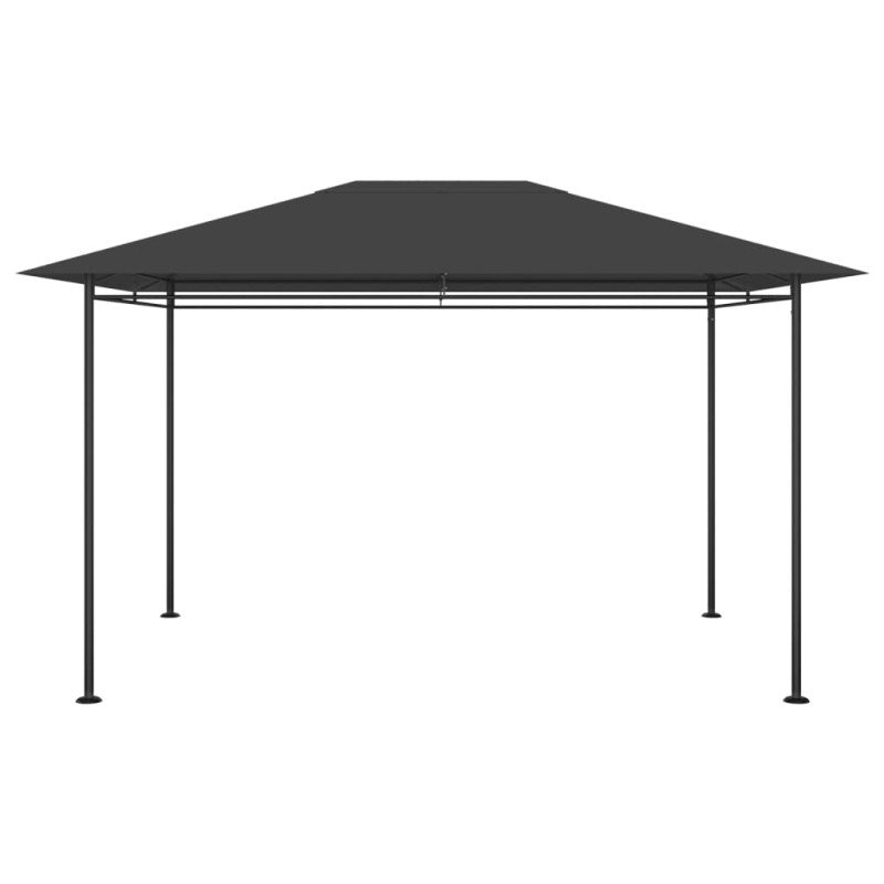 vidaXL Altánok 384x281x270 cm antracitový 180 g/m²