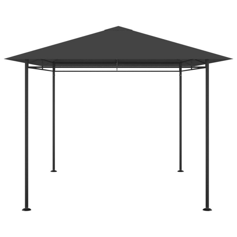 vidaXL Altánok 384x281x270 cm antracitový 180 g/m²