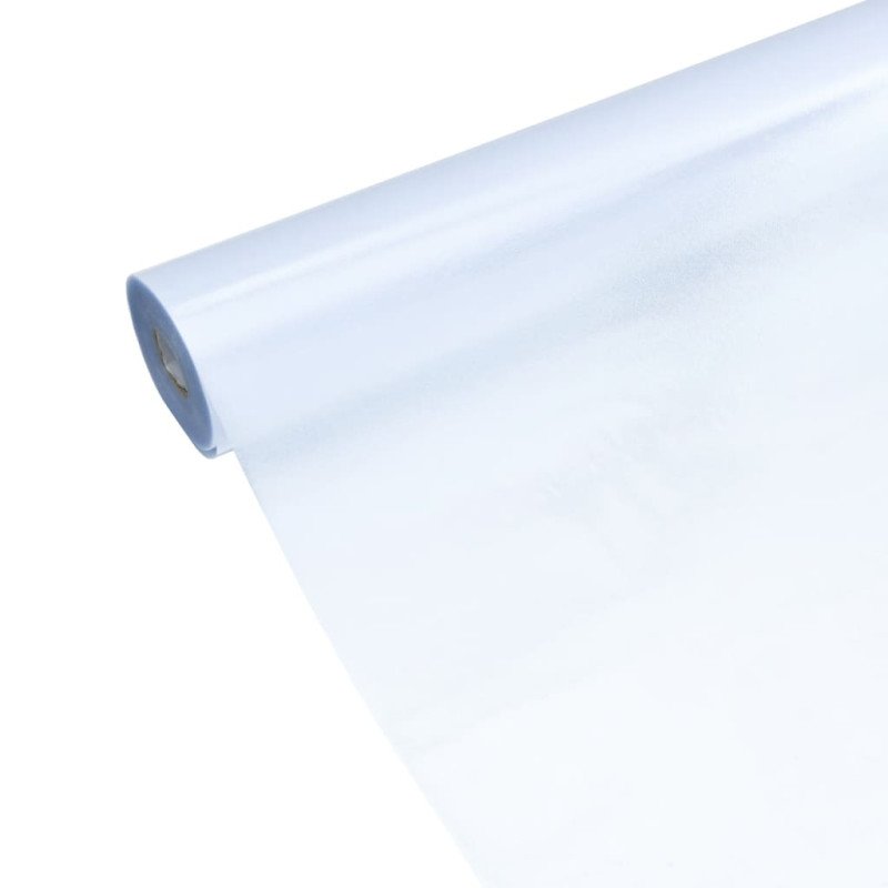vidaXL Okenná fólia statická matná transparentná sivá 60x2000 cm PVC