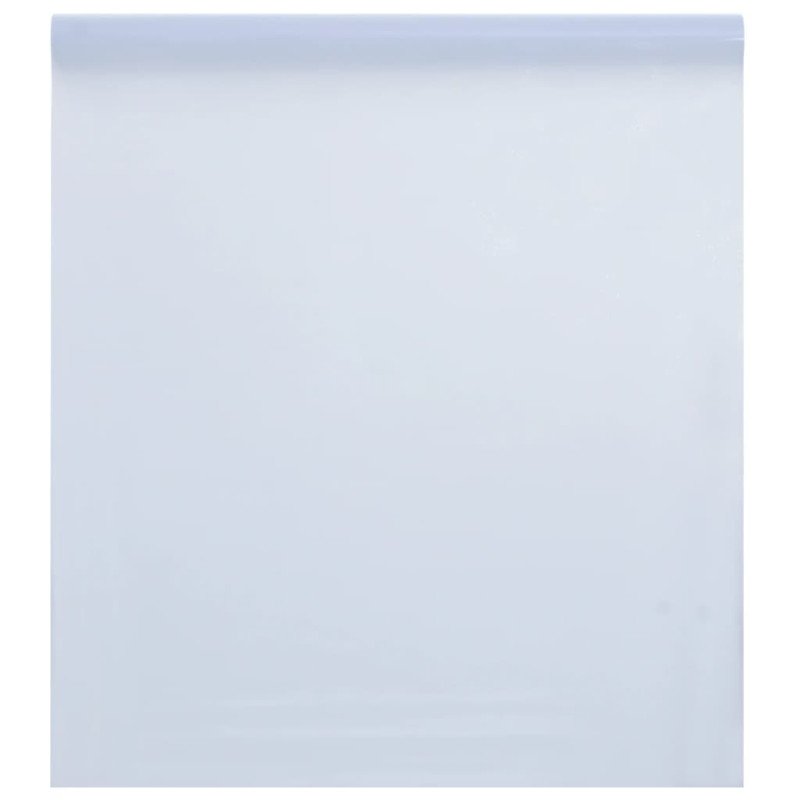 vidaXL Okenná fólia statická matná transparentná biela 60x500 cm PVC