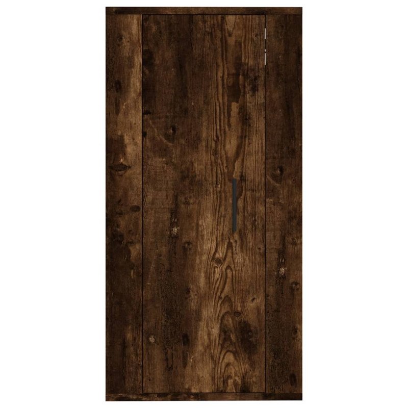 vidaXL Nástenná TV skrinka dymový dub 40x34,5x80 cm