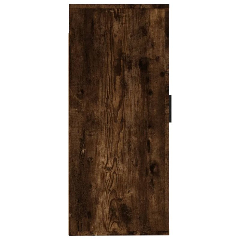 vidaXL Nástenná TV skrinka dymový dub 40x34,5x80 cm