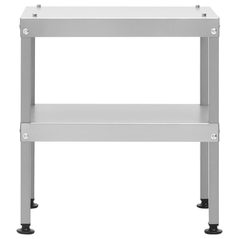 vidaXL Stôl pre grilovaciu udiareň 40x28x44,5 cm pozinkovaná oceľ