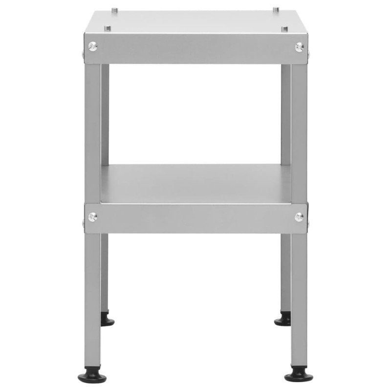 vidaXL Stôl pre grilovaciu udiareň 40x28x44,5 cm pozinkovaná oceľ