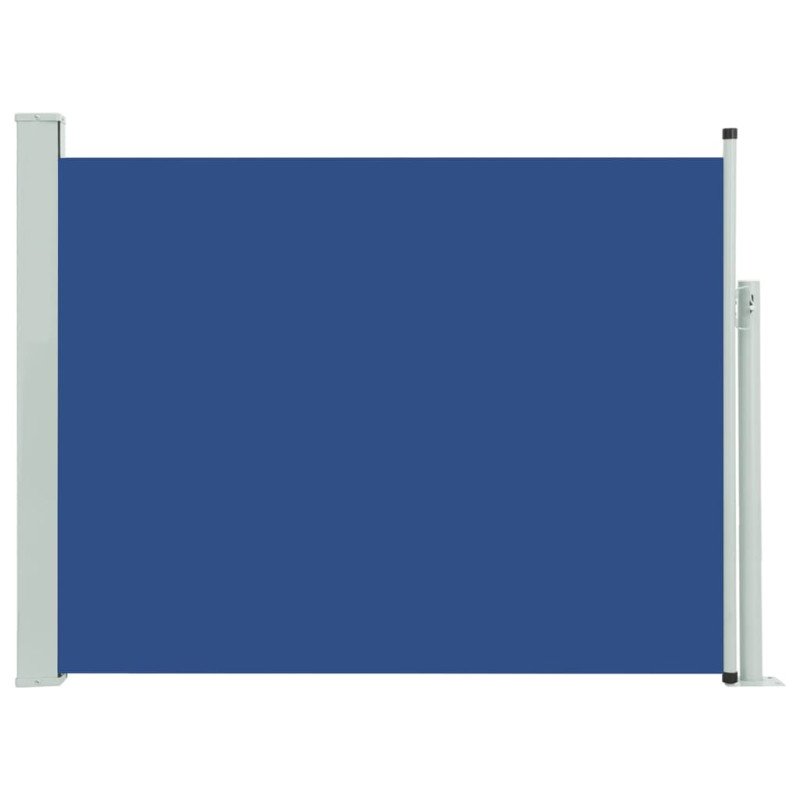 vidaXL Zaťahovacia bočná markíza na terasu 140x500 cm modrá