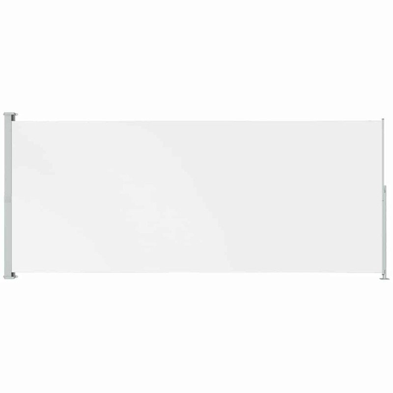 vidaXL Zaťahovacia bočná markíza na terasu 200x500 cm krémová