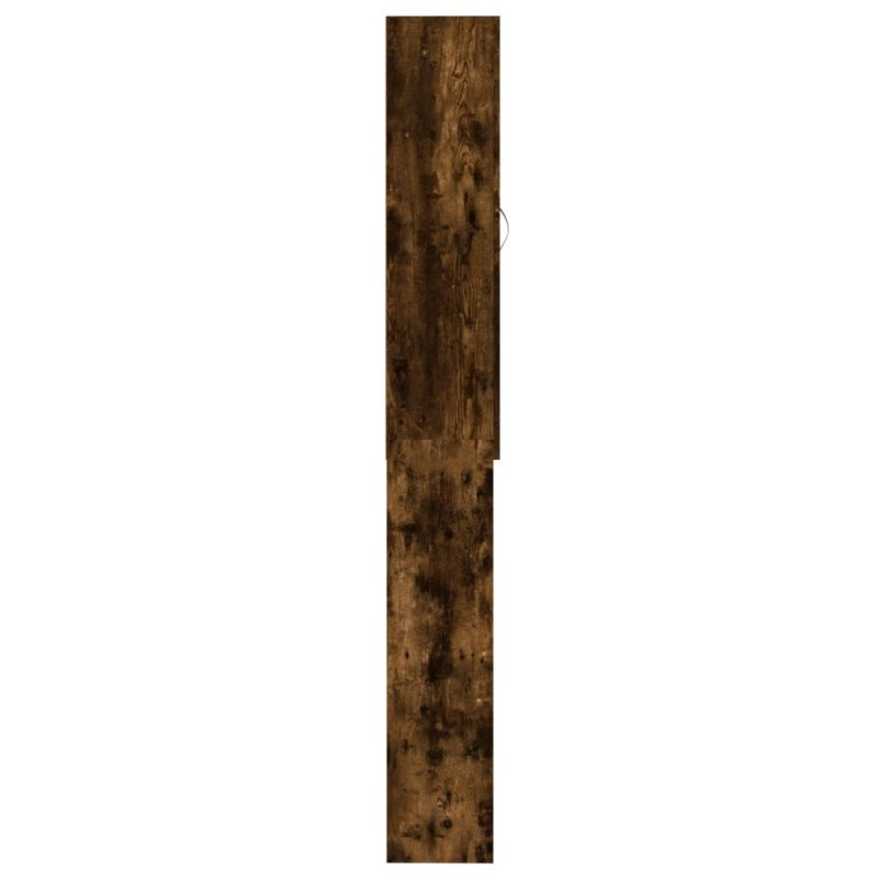 vidaXL Skrinka na práčku tmavý dub 64x25,5x190 cm