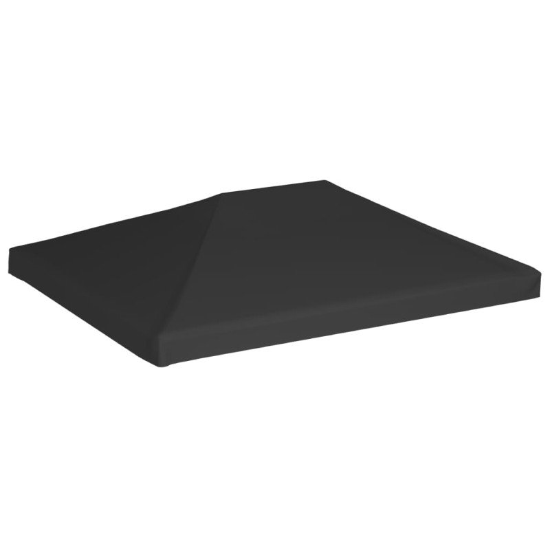 vidaXL Strieška na altánok 270 g/m², 4x3 m, čierna