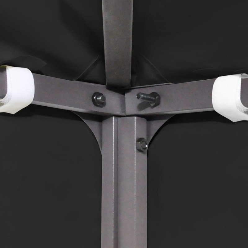 vidaXL Strieška na altánok 270 g/m², 4x3 m, čierna