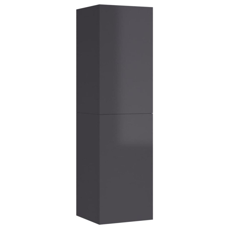 vidaXL TV skrinka, lesklá sivá 30,5x30x110 cm, kompozitné drevo vidaXL TV skrinka, lesklá sivá 30,5x30x110 cm, kompozitné drevo